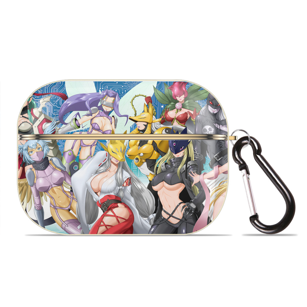 （画像用） Digimon デジタルモンスター/デジモン 【AirPods Pro用】ハードシェル保護ケース｜耐衝撃・防指紋・カラビナ付き商品仕様