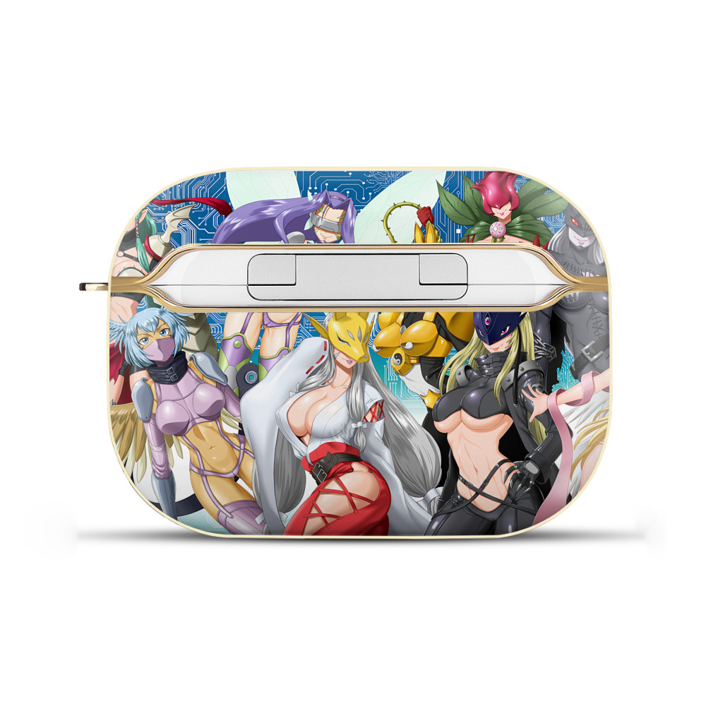 （画像用） Digimon デジタルモンスター/デジモン 【AirPods Pro用】ハードシェル保護ケース｜耐衝撃・防指紋・カラビナ付き商品仕様