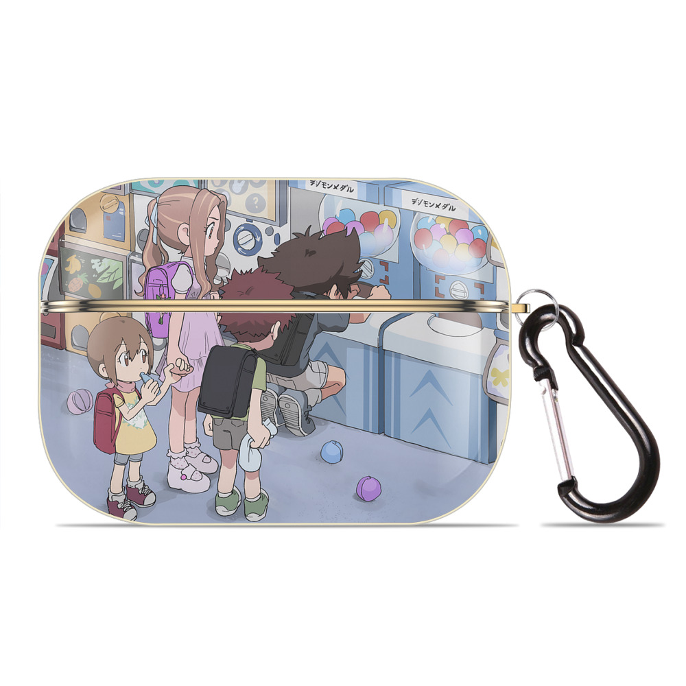 （画像用） Digimon デジタルモンスター/デジモン 【AirPods Pro用】ハードシェル保護ケース｜耐衝撃・防指紋・カラビナ付き商品仕様