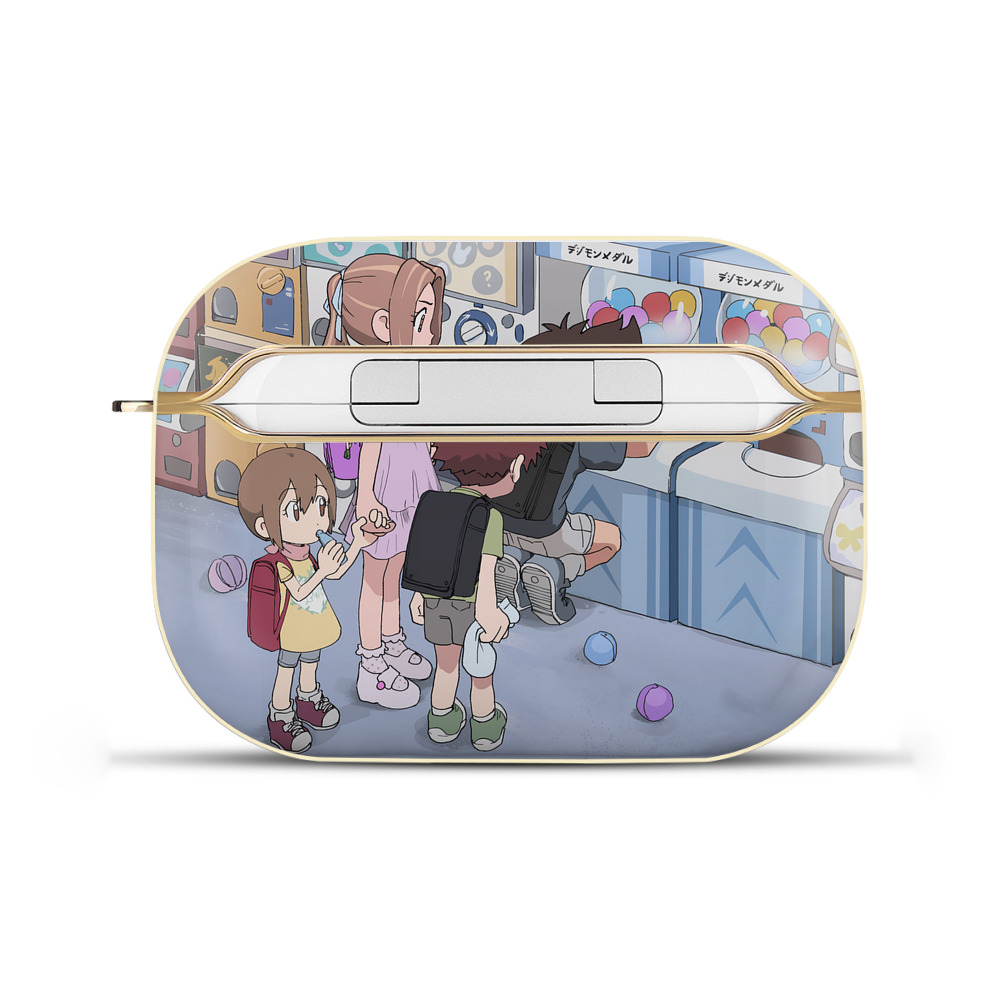 （画像用） Digimon デジタルモンスター/デジモン 【AirPods Pro用】ハードシェル保護ケース｜耐衝撃・防指紋・カラビナ付き商品仕様
