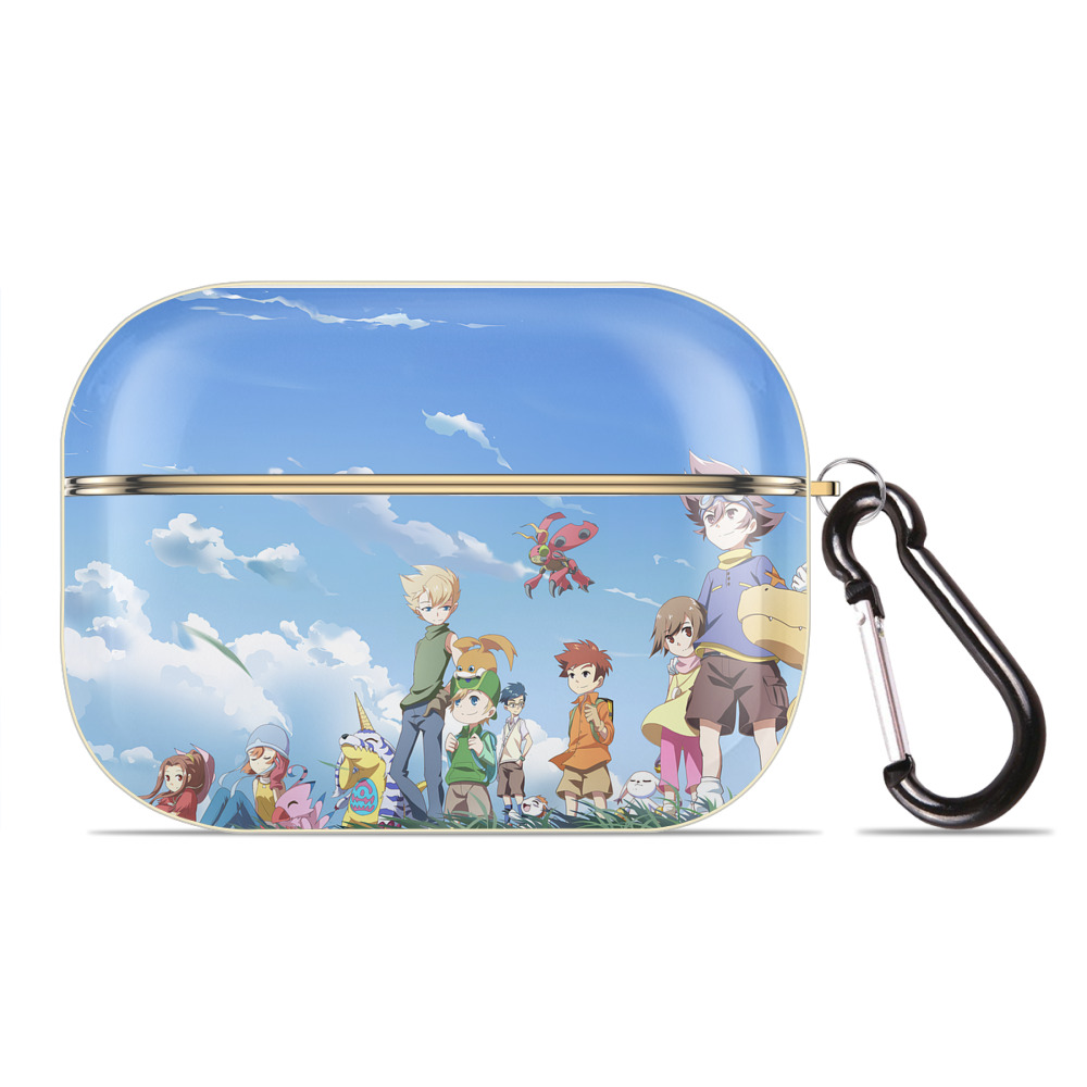 （画像用） Digimon デジタルモンスター/デジモン 【AirPods Pro用】ハードシェル保護ケース｜耐衝撃・防指紋・カラビナ付き商品仕様