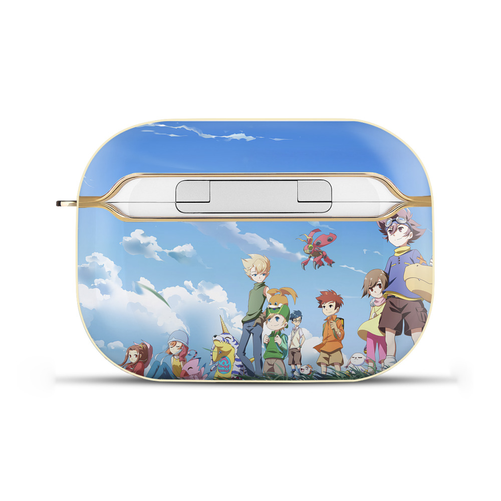 （画像用） Digimon デジタルモンスター/デジモン 【AirPods Pro用】ハードシェル保護ケース｜耐衝撃・防指紋・カラビナ付き商品仕様