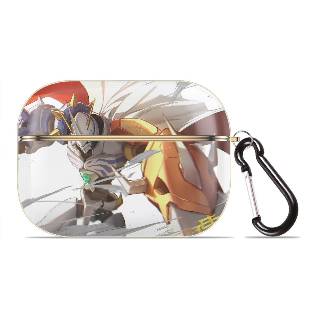 （画像用） Digimon デジタルモンスター/デジモン 【AirPods Pro用】ハードシェル保護ケース｜耐衝撃・防指紋・カラビナ付き商品仕様