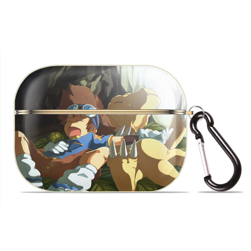 （画像用） Digimon デジタルモンスター/デジモン 【AirPods Pro用】ハードシェル保護ケース｜耐衝撃・防指紋・カラビナ付き商品仕様