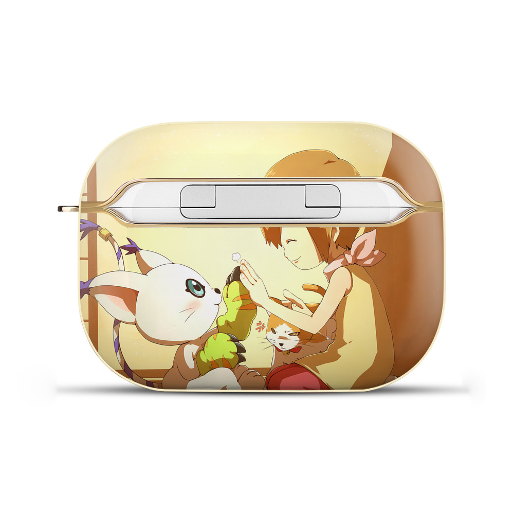 （画像用） Digimon デジタルモンスター/デジモン 【AirPods Pro用】ハードシェル保護ケース｜耐衝撃・防指紋・カラビナ付き商品仕様