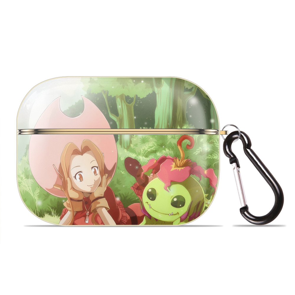 （画像用） Digimon デジタルモンスター/デジモン 【AirPods Pro用】ハードシェル保護ケース｜耐衝撃・防指紋・カラビナ付き商品仕様