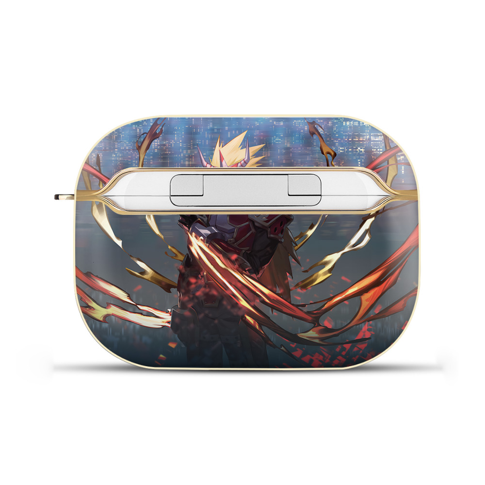 （画像用） Digimon デジタルモンスター/デジモン 【AirPods Pro用】ハードシェル保護ケース｜耐衝撃・防指紋・カラビナ付き商品仕様