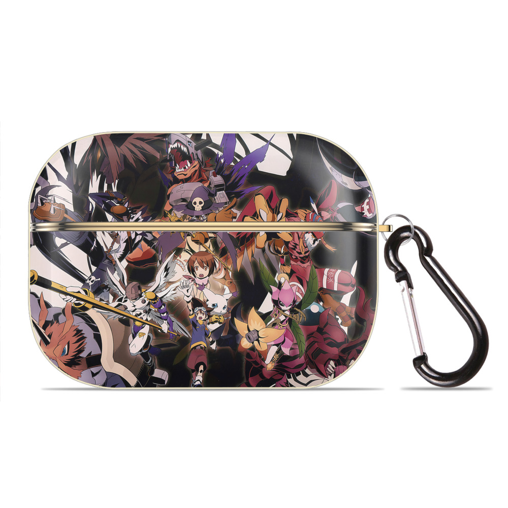 （画像用） Digimon デジタルモンスター/デジモン 【AirPods Pro用】ハードシェル保護ケース｜耐衝撃・防指紋・カラビナ付き商品仕様