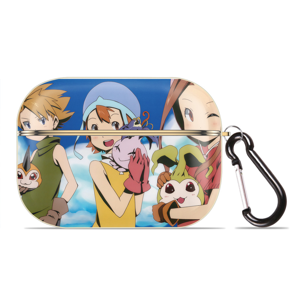 （画像用） Digimon デジタルモンスター/デジモン 【AirPods Pro用】ハードシェル保護ケース｜耐衝撃・防指紋・カラビナ付き商品仕様