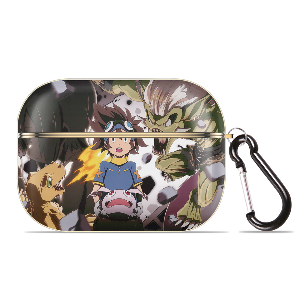 （画像用） Digimon デジタルモンスター/デジモン 【AirPods Pro用】ハードシェル保護ケース｜耐衝撃・防指紋・カラビナ付き商品仕様