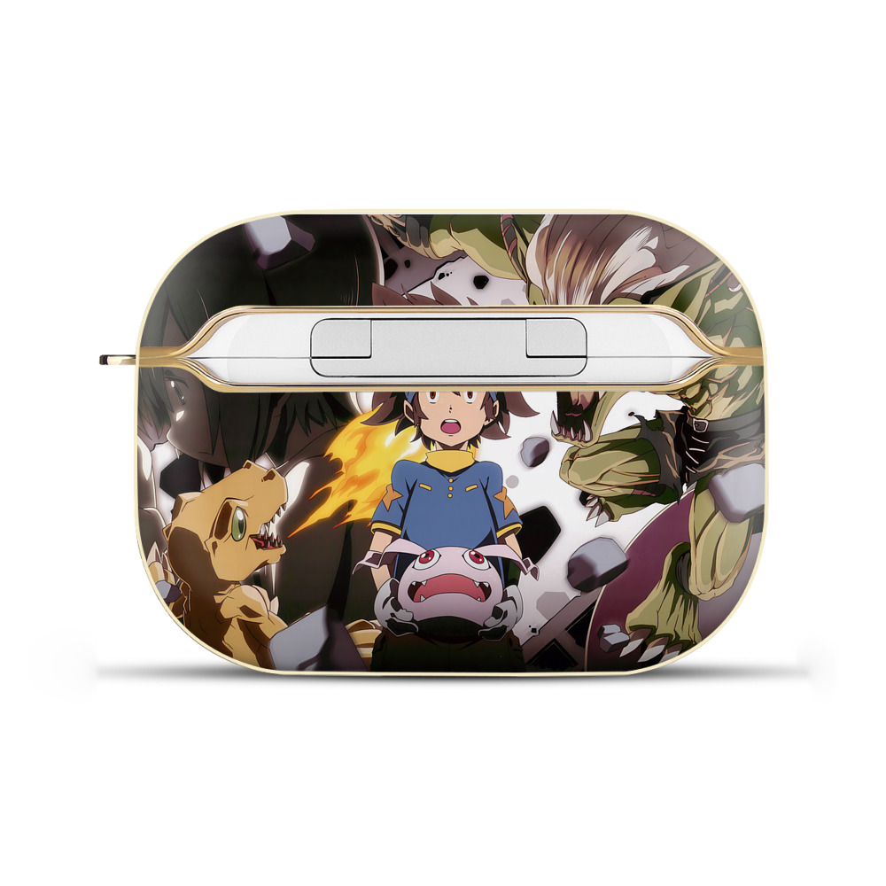 （画像用） Digimon デジタルモンスター/デジモン 【AirPods Pro用】ハードシェル保護ケース｜耐衝撃・防指紋・カラビナ付き商品仕様