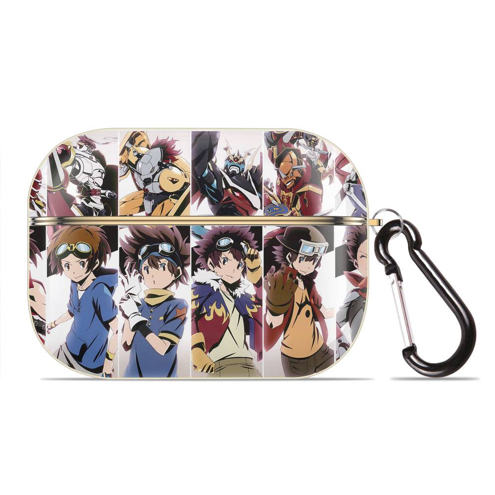 （画像用） Digimon デジタルモンスター/デジモン 【AirPods Pro用】ハードシェル保護ケース｜耐衝撃・防指紋・カラビナ付き商品仕様