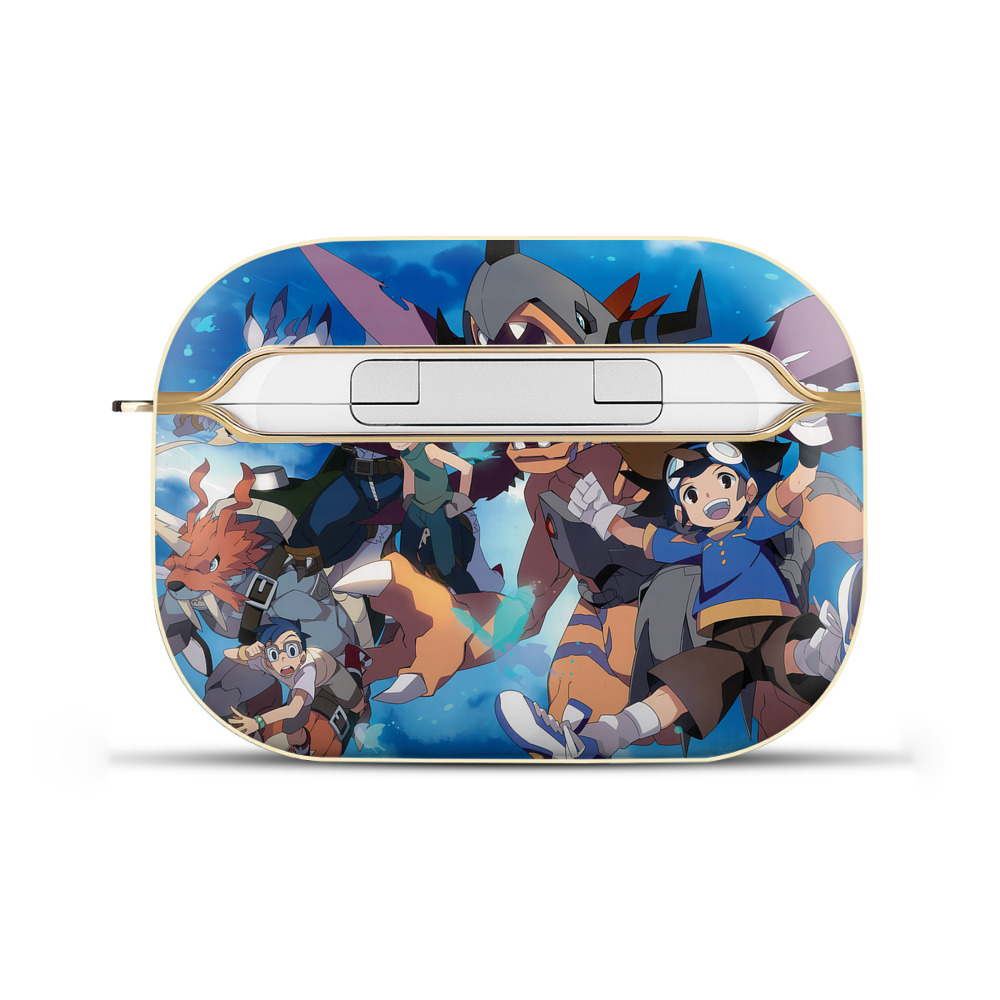（画像用） Digimon デジタルモンスター/デジモン 【AirPods Pro用】ハードシェル保護ケース｜耐衝撃・防指紋・カラビナ付き商品仕様