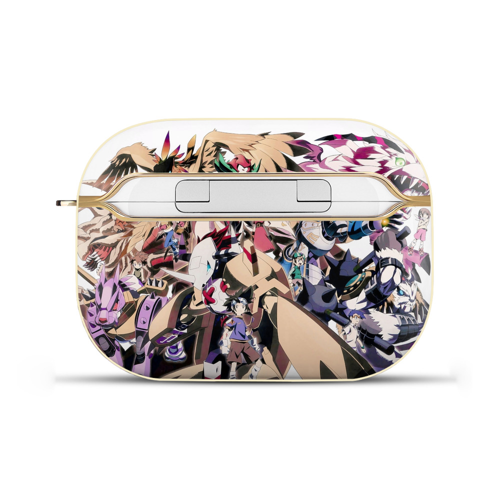 （画像用） Digimon デジタルモンスター/デジモン 【AirPods Pro用】ハードシェル保護ケース｜耐衝撃・防指紋・カラビナ付き商品仕様