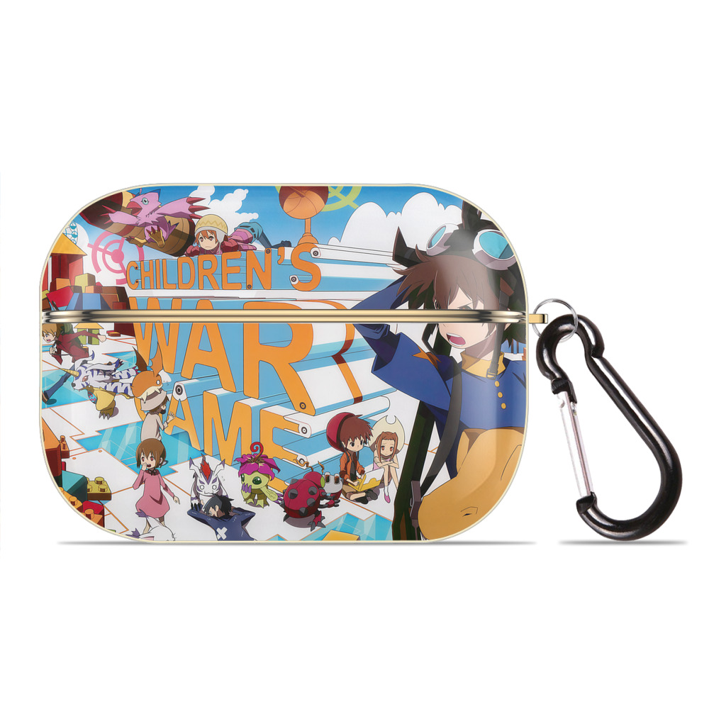 （画像用） Digimon デジタルモンスター/デジモン 【AirPods Pro用】ハードシェル保護ケース｜耐衝撃・防指紋・カラビナ付き商品仕様