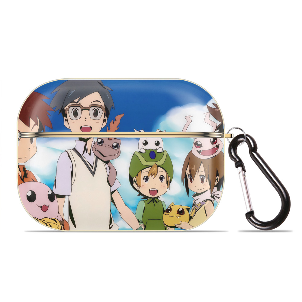 （画像用） Digimon デジタルモンスター/デジモン 【AirPods Pro用】ハードシェル保護ケース｜耐衝撃・防指紋・カラビナ付き商品仕様