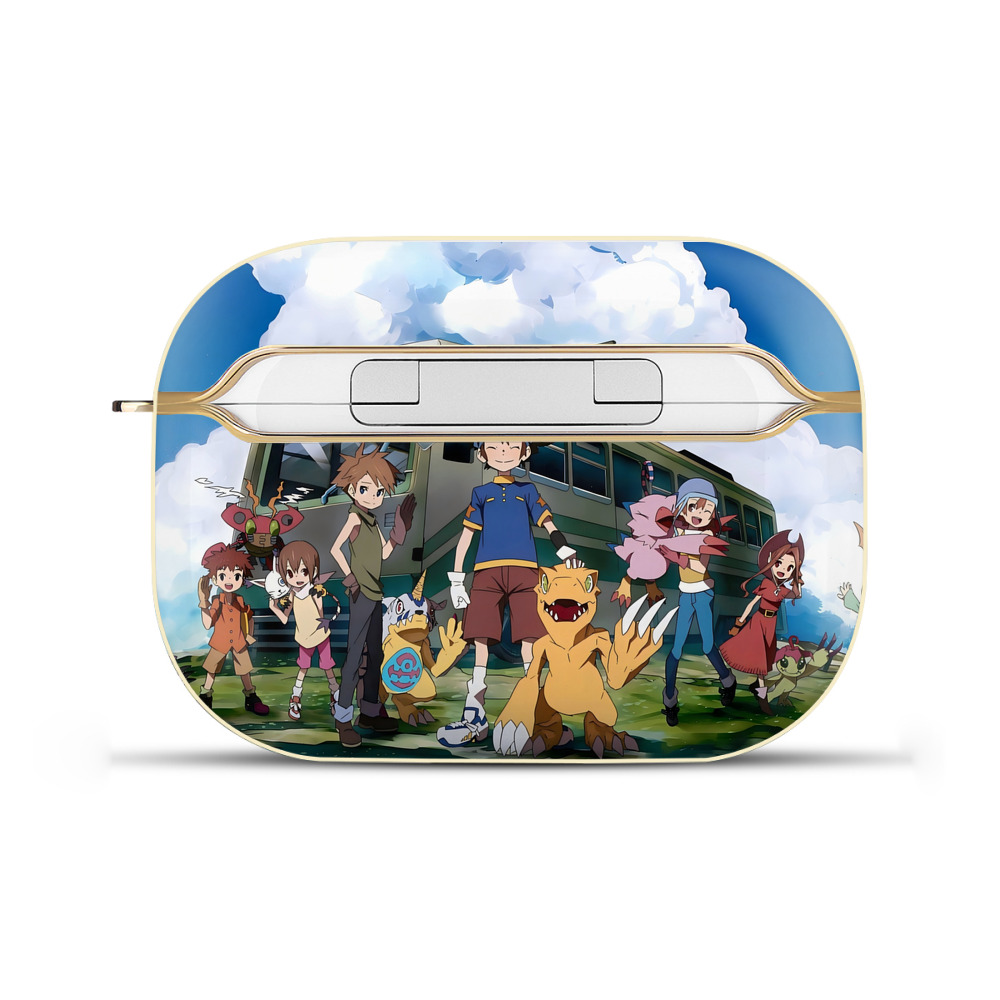 （画像用） Digimon デジタルモンスター/デジモン 【AirPods Pro用】ハードシェル保護ケース｜耐衝撃・防指紋・カラビナ付き商品仕様