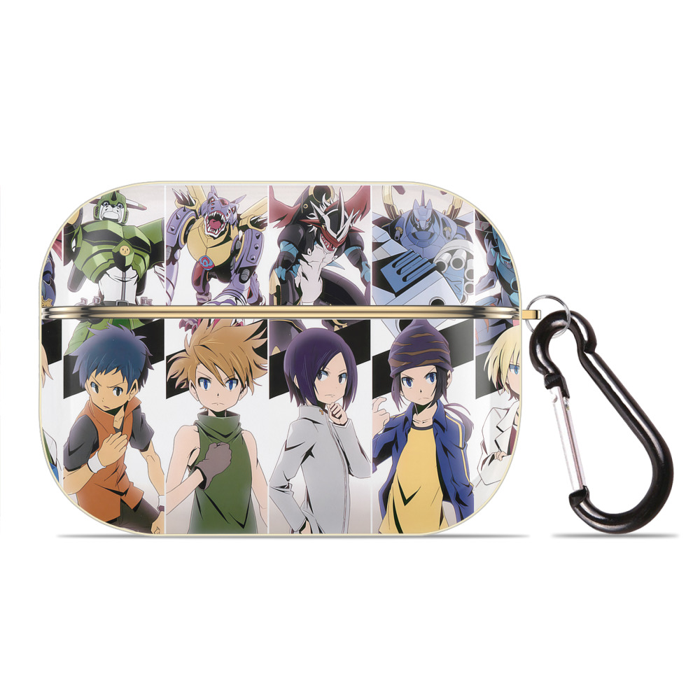 （画像用） Digimon デジタルモンスター/デジモン 【AirPods Pro用】ハードシェル保護ケース｜耐衝撃・防指紋・カラビナ付き商品仕様