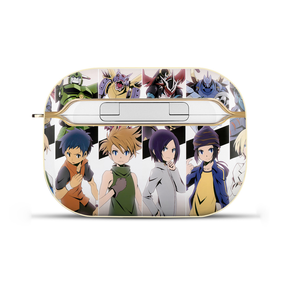 （画像用） Digimon デジタルモンスター/デジモン 【AirPods Pro用】ハードシェル保護ケース｜耐衝撃・防指紋・カラビナ付き商品仕様