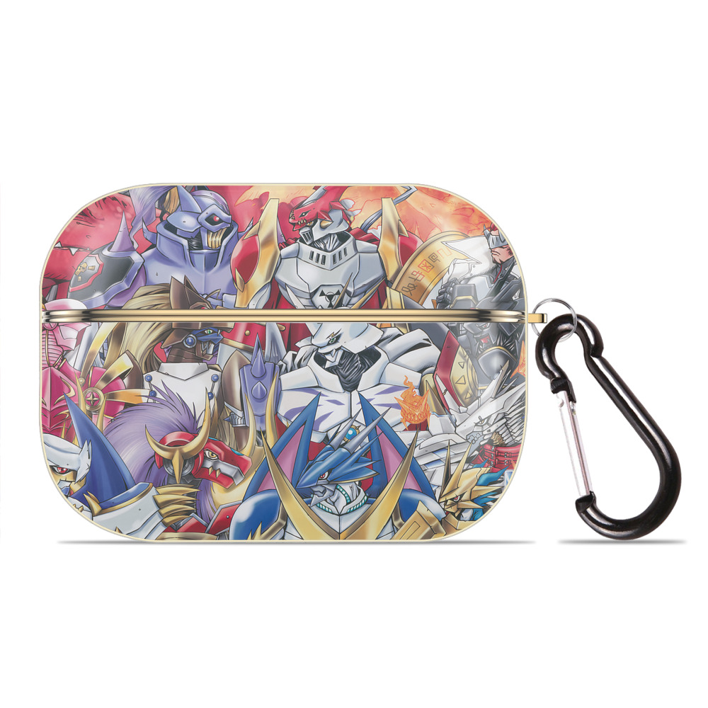（画像用） Digimon デジタルモンスター/デジモン 【AirPods Pro用】ハードシェル保護ケース｜耐衝撃・防指紋・カラビナ付き商品仕様