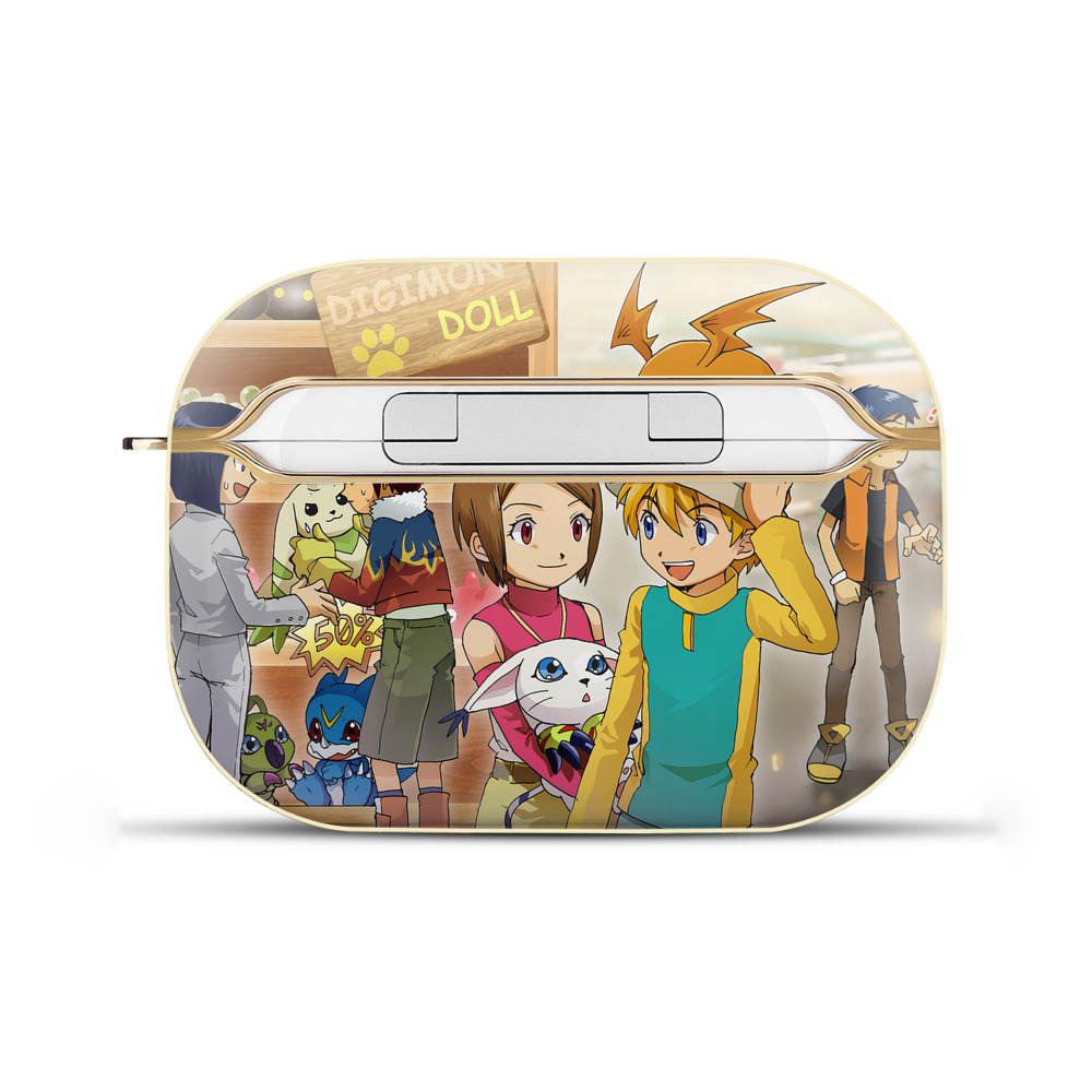 （画像用） Digimon デジタルモンスター/デジモン 【AirPods Pro用】ハードシェル保護ケース｜耐衝撃・防指紋・カラビナ付き商品仕様