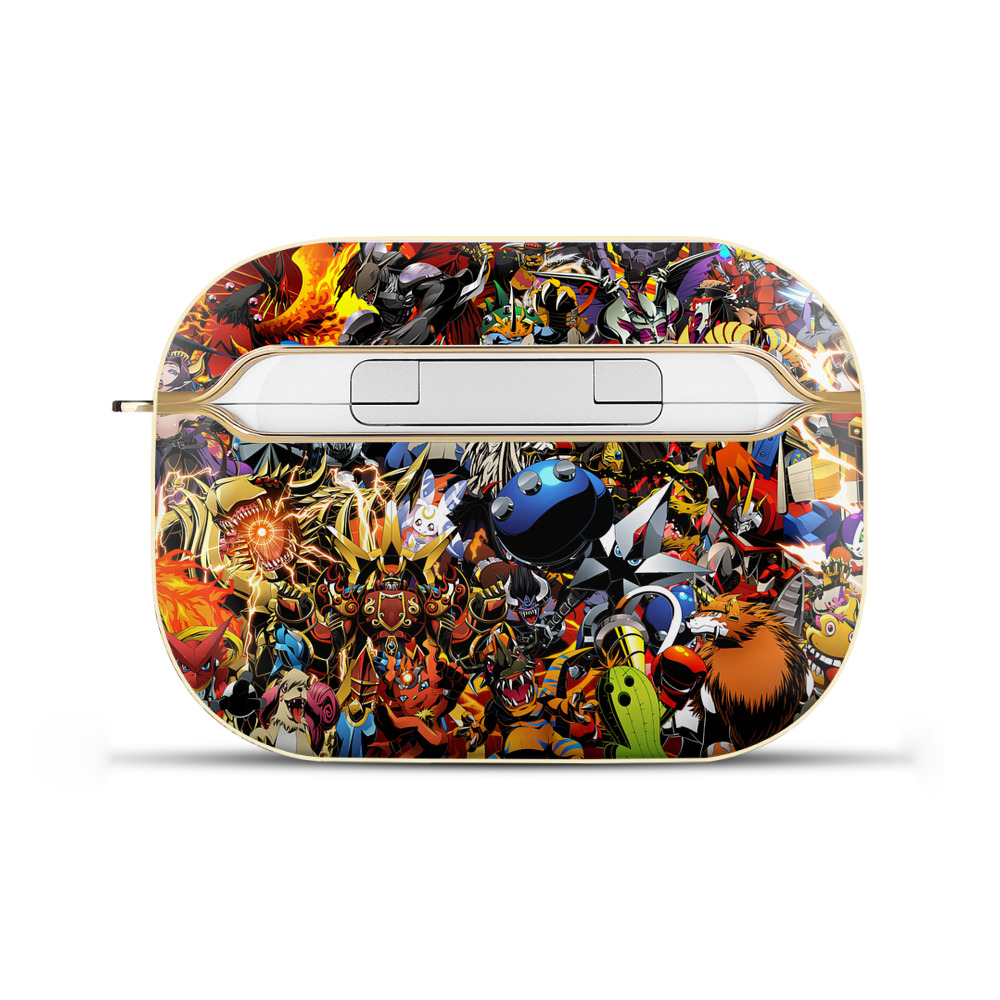 （画像用） Digimon デジタルモンスター/デジモン 【AirPods Pro用】ハードシェル保護ケース｜耐衝撃・防指紋・カラビナ付き商品仕様