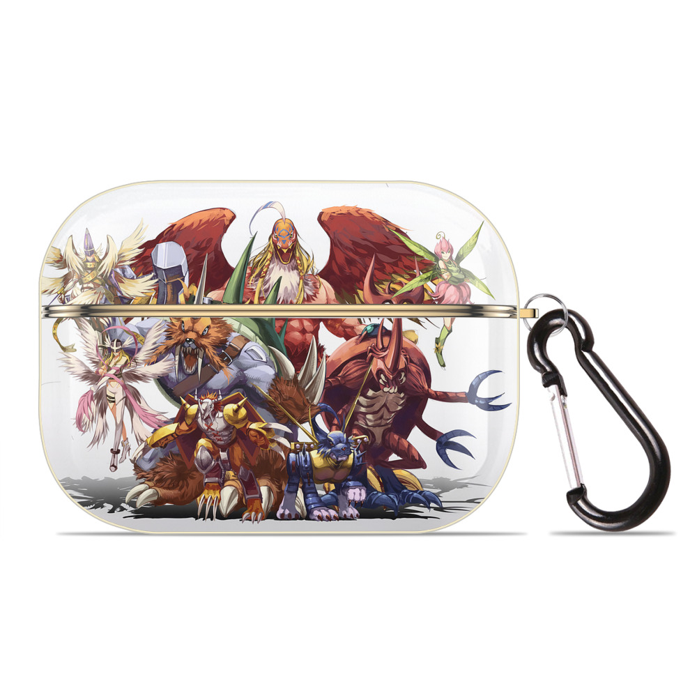（画像用） Digimon デジタルモンスター/デジモン 【AirPods Pro用】ハードシェル保護ケース｜耐衝撃・防指紋・カラビナ付き商品仕様