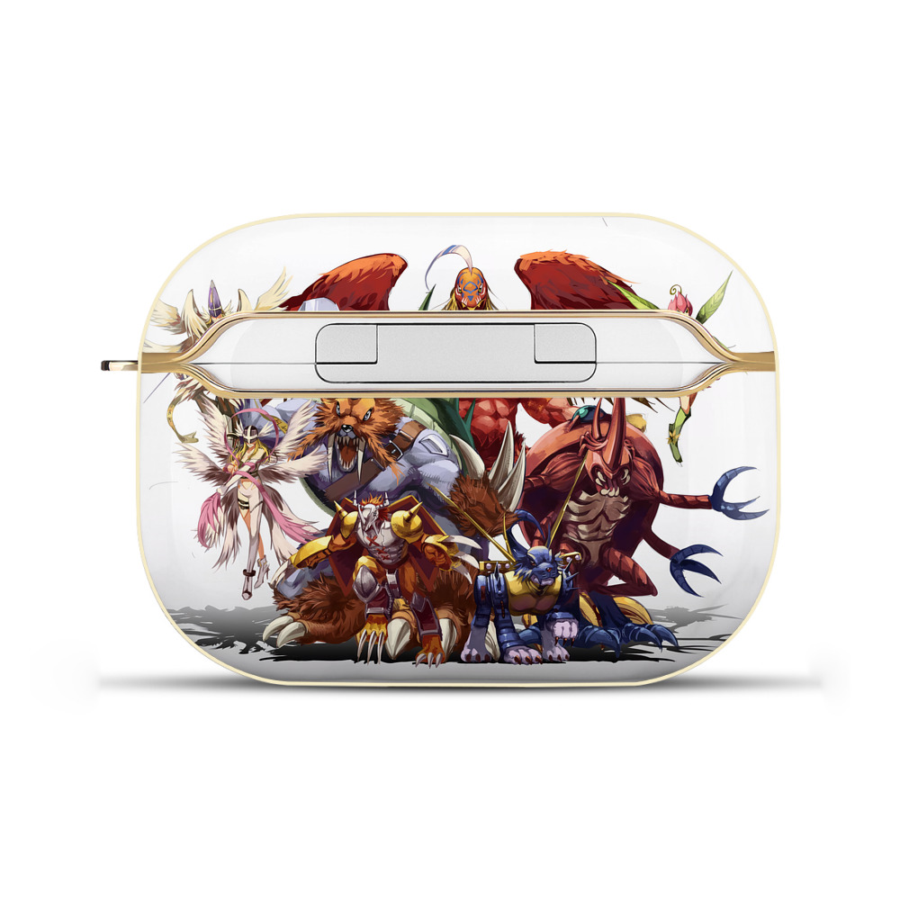 （画像用） Digimon デジタルモンスター/デジモン 【AirPods Pro用】ハードシェル保護ケース｜耐衝撃・防指紋・カラビナ付き商品仕様