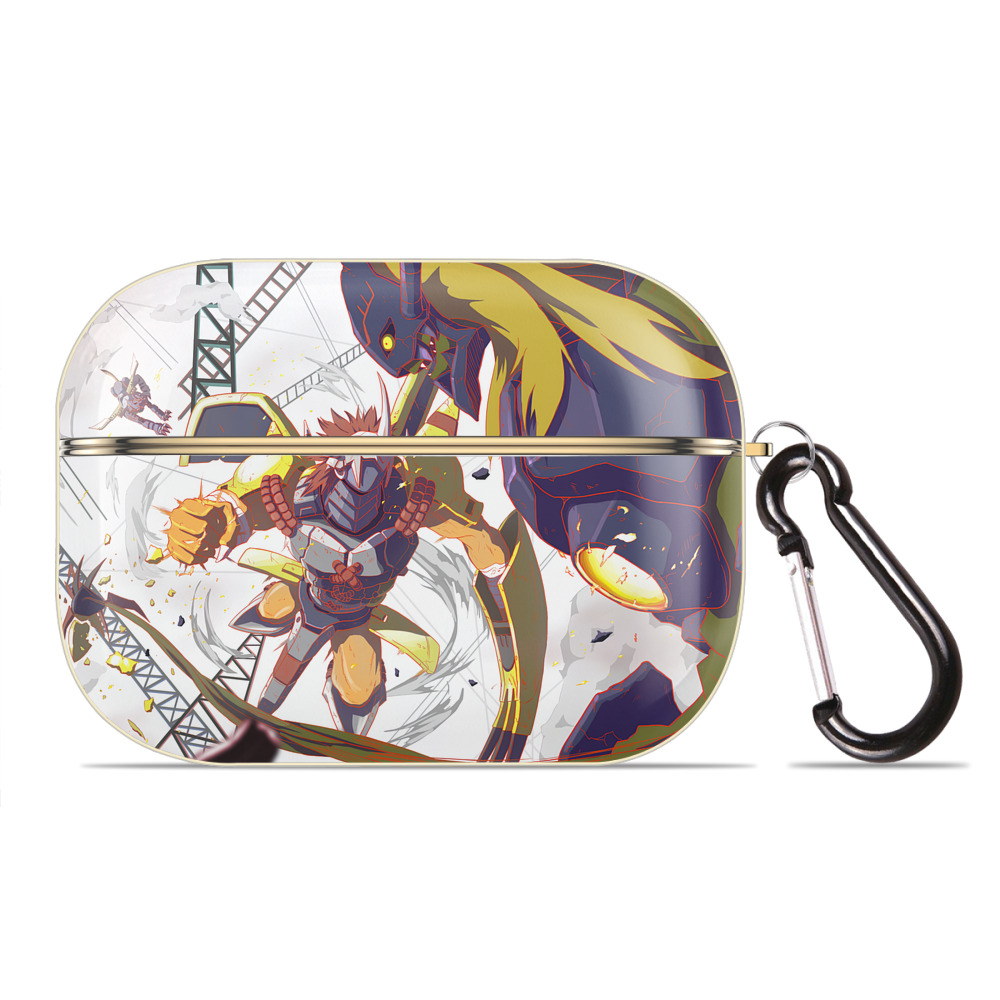 （画像用） Digimon デジタルモンスター/デジモン 【AirPods Pro用】ハードシェル保護ケース｜耐衝撃・防指紋・カラビナ付き商品仕様