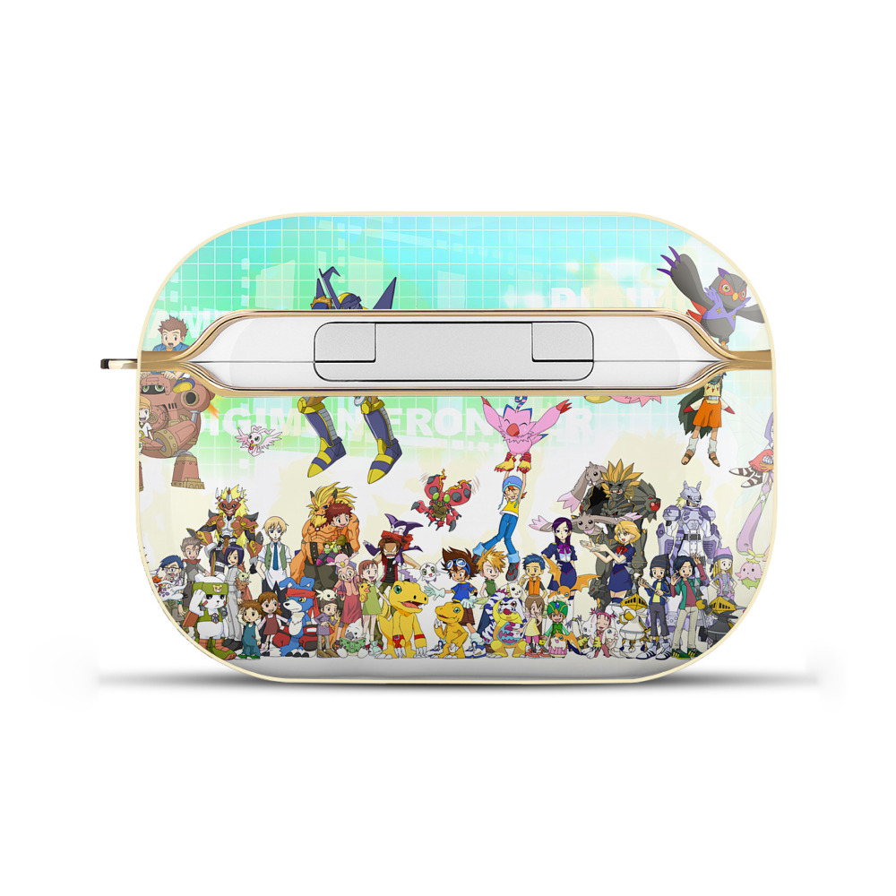 （画像用） Digimon デジタルモンスター/デジモン 【AirPods Pro用】ハードシェル保護ケース｜耐衝撃・防指紋・カラビナ付き商品仕様