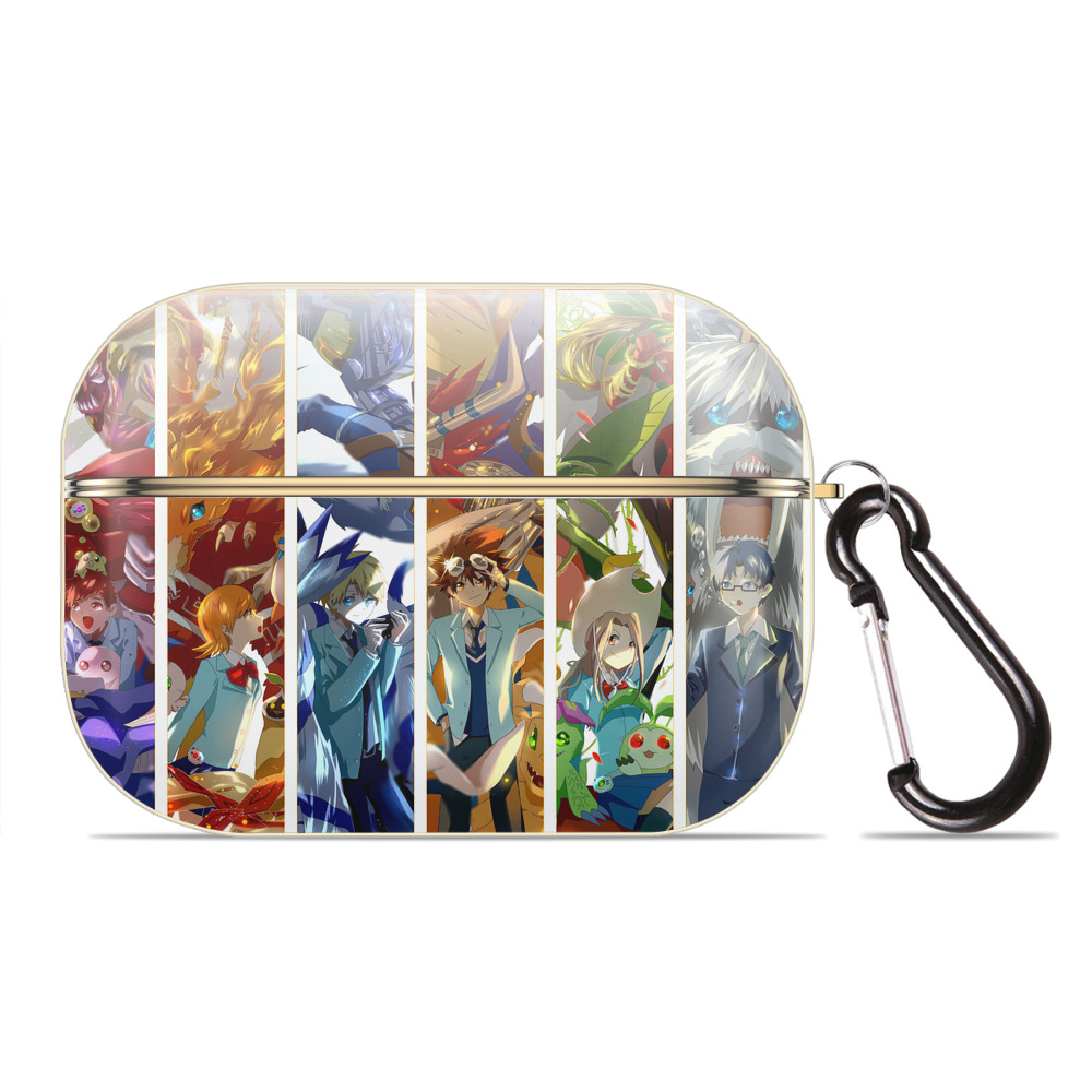 （画像用） Digimon デジタルモンスター/デジモン 【AirPods Pro用】ハードシェル保護ケース｜耐衝撃・防指紋・カラビナ付き商品仕様