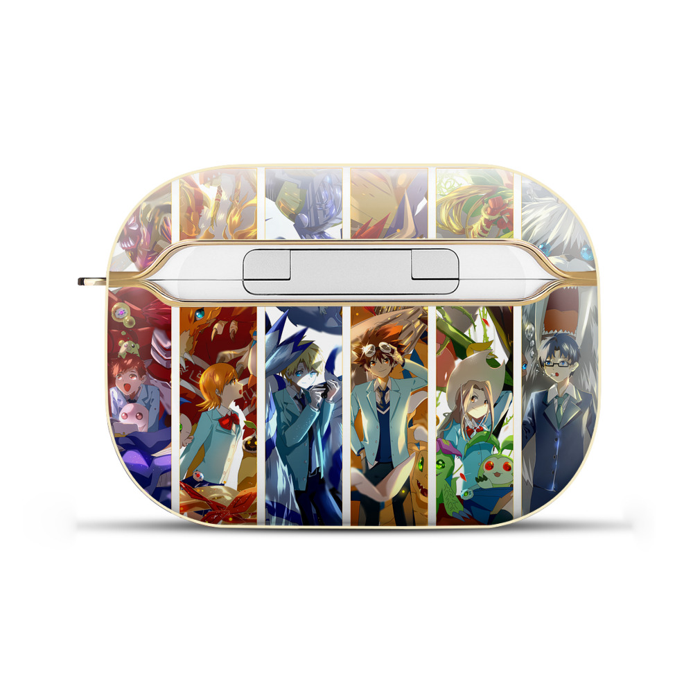 （画像用） Digimon デジタルモンスター/デジモン 【AirPods Pro用】ハードシェル保護ケース｜耐衝撃・防指紋・カラビナ付き商品仕様