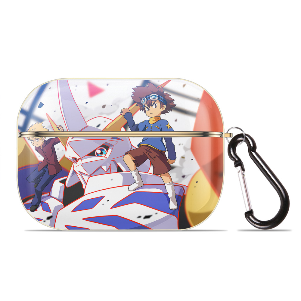 （画像用） Digimon デジタルモンスター/デジモン 【AirPods Pro用】ハードシェル保護ケース｜耐衝撃・防指紋・カラビナ付き商品仕様