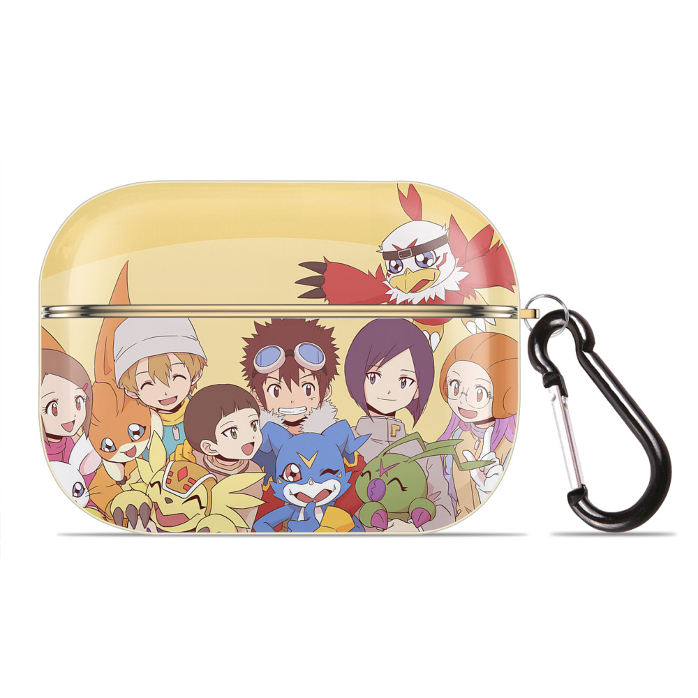 （画像用） Digimon デジタルモンスター/デジモン 【AirPods Pro用】ハードシェル保護ケース｜耐衝撃・防指紋・カラビナ付き商品仕様