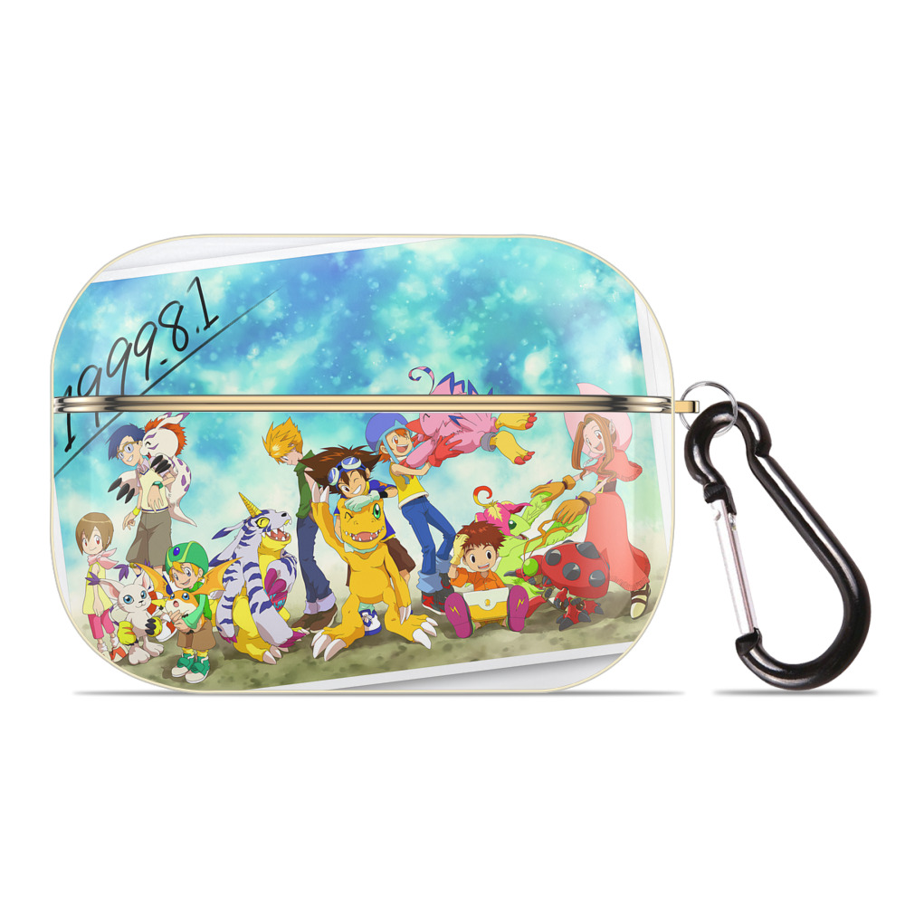 （画像用） Digimon デジタルモンスター/デジモン 【AirPods Pro用】ハードシェル保護ケース｜耐衝撃・防指紋・カラビナ付き商品仕様