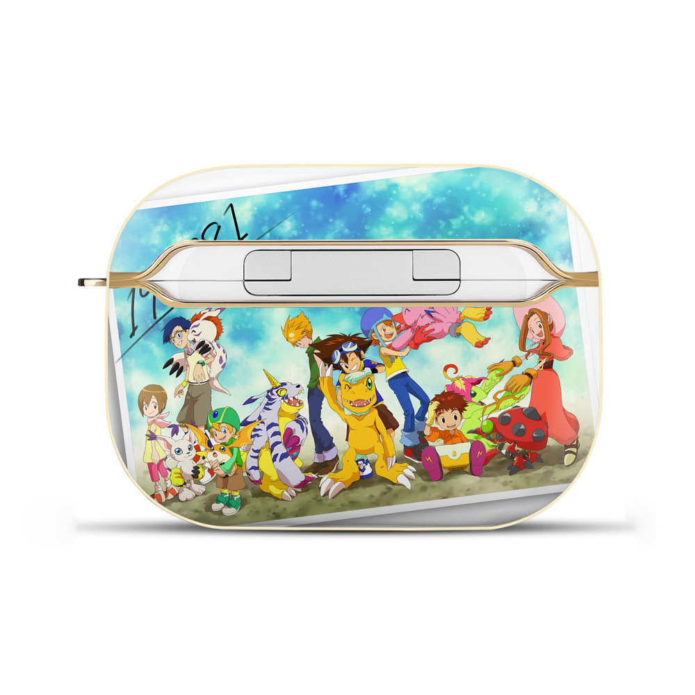 （画像用） Digimon デジタルモンスター/デジモン 【AirPods Pro用】ハードシェル保護ケース｜耐衝撃・防指紋・カラビナ付き商品仕様