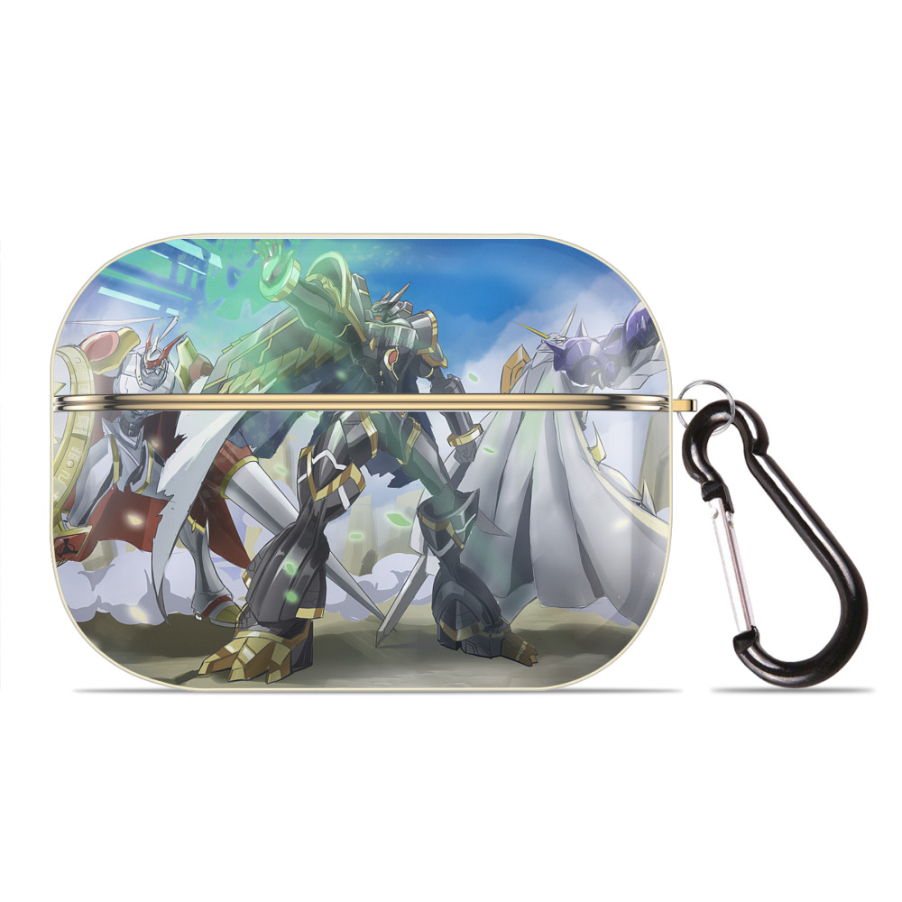 （画像用） Digimon デジタルモンスター/デジモン 【AirPods Pro用】ハードシェル保護ケース｜耐衝撃・防指紋・カラビナ付き商品仕様