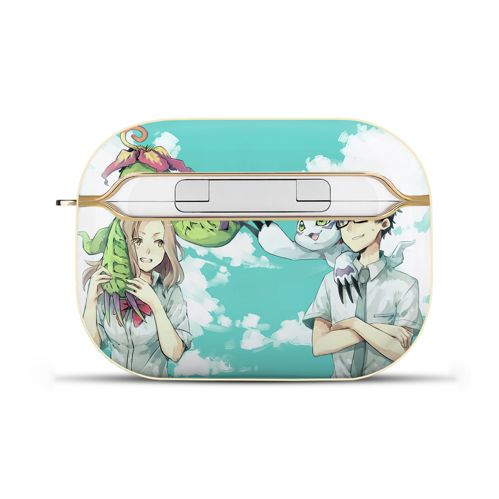 （画像用） Digimon デジタルモンスター/デジモン 【AirPods Pro用】ハードシェル保護ケース｜耐衝撃・防指紋・カラビナ付き商品仕様