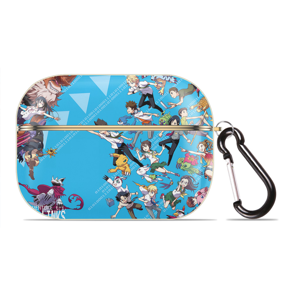 （画像用） Digimon デジタルモンスター/デジモン 【AirPods Pro用】ハードシェル保護ケース｜耐衝撃・防指紋・カラビナ付き商品仕様
