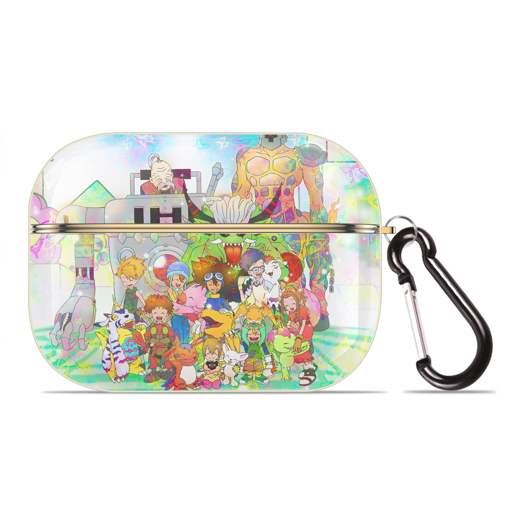 （画像用） Digimon デジタルモンスター/デジモン 【AirPods Pro用】ハードシェル保護ケース｜耐衝撃・防指紋・カラビナ付き商品仕様