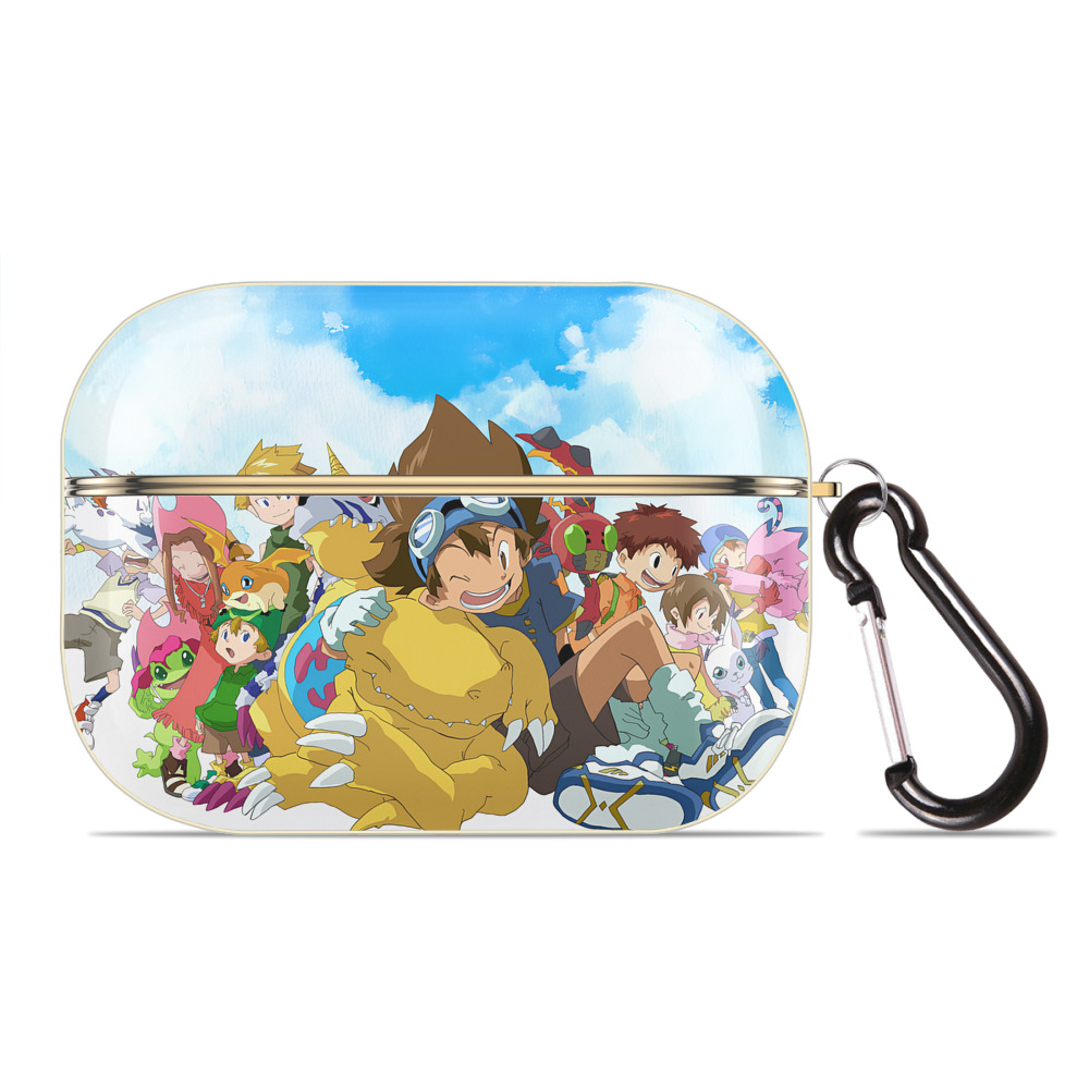 （画像用） Digimon デジタルモンスター/デジモン 【AirPods Pro用】ハードシェル保護ケース｜耐衝撃・防指紋・カラビナ付き商品仕様