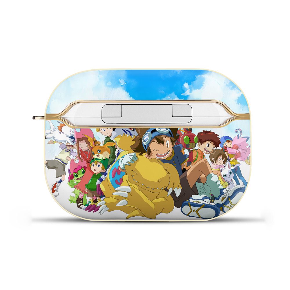 （画像用） Digimon デジタルモンスター/デジモン 【AirPods Pro用】ハードシェル保護ケース｜耐衝撃・防指紋・カラビナ付き商品仕様
