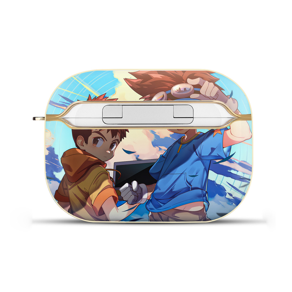 （画像用） Digimon デジタルモンスター/デジモン 【AirPods Pro用】ハードシェル保護ケース｜耐衝撃・防指紋・カラビナ付き商品仕様