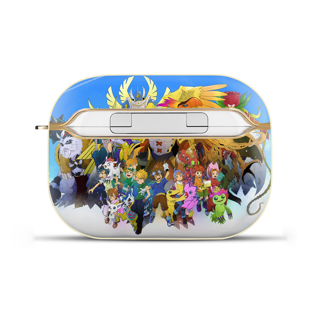 （画像用） Digimon デジタルモンスター/デジモン 【AirPods Pro用】ハードシェル保護ケース｜耐衝撃・防指紋・カラビナ付き商品仕様