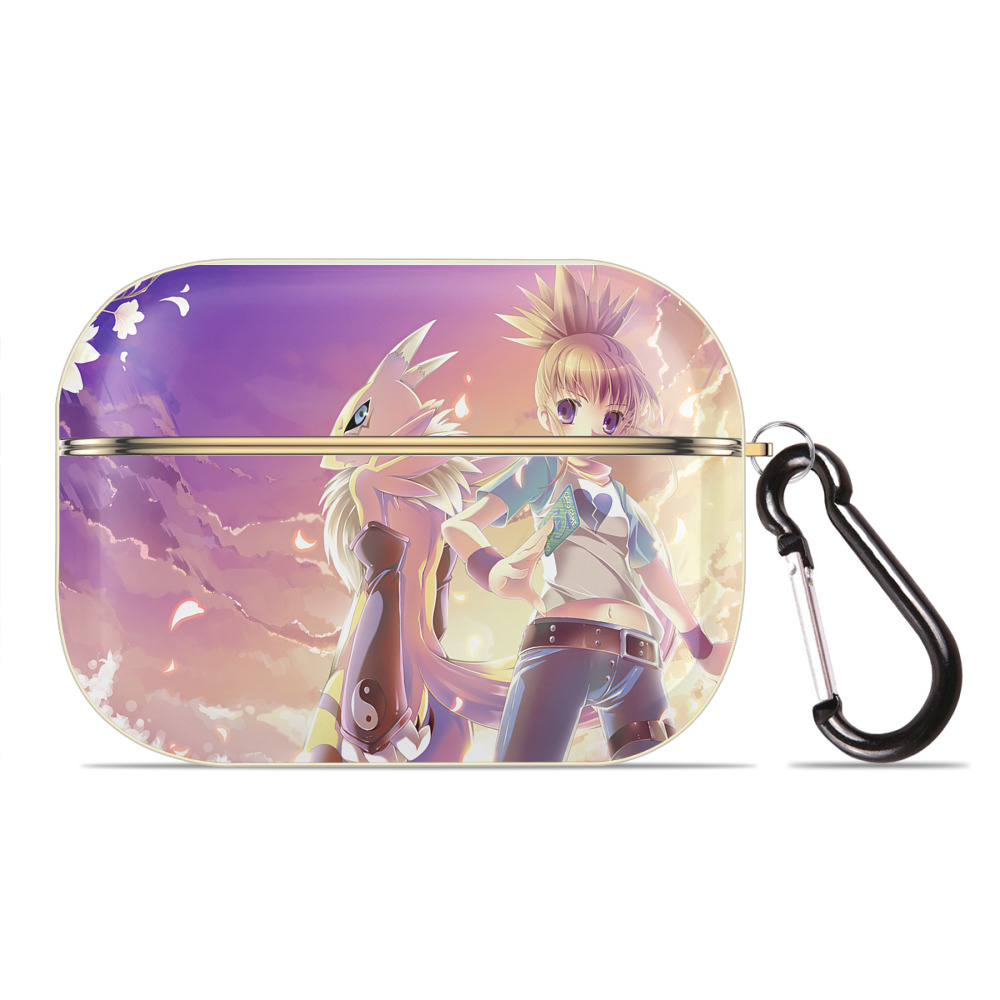（画像用） Digimon デジタルモンスター/デジモン 【AirPods Pro用】ハードシェル保護ケース｜耐衝撃・防指紋・カラビナ付き商品仕様