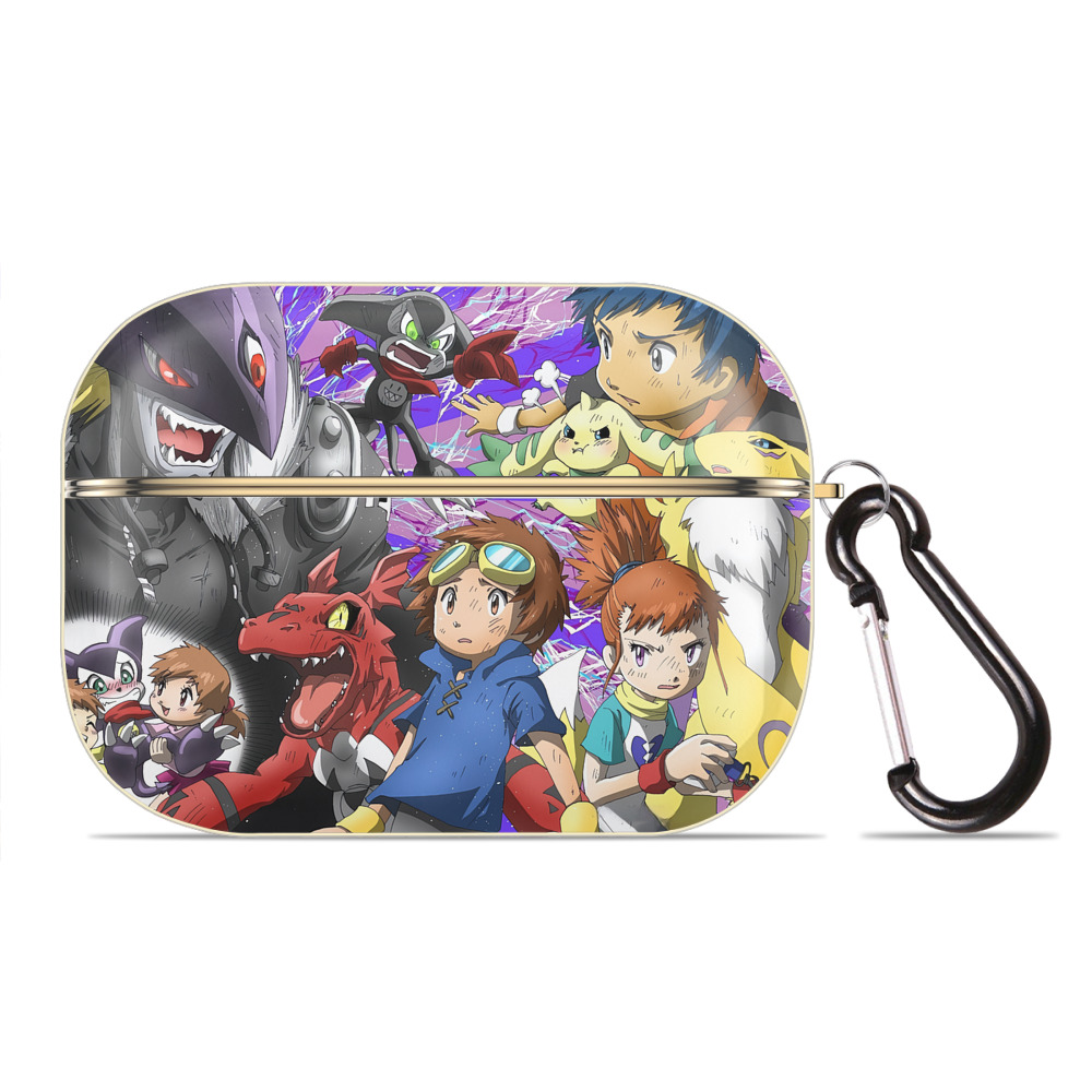 （画像用） Digimon デジタルモンスター/デジモン 【AirPods Pro用】ハードシェル保護ケース｜耐衝撃・防指紋・カラビナ付き商品仕様