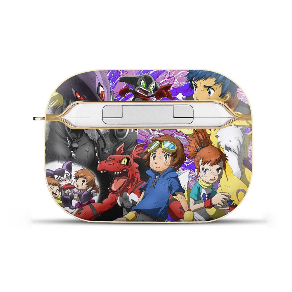 （画像用） Digimon デジタルモンスター/デジモン 【AirPods Pro用】ハードシェル保護ケース｜耐衝撃・防指紋・カラビナ付き商品仕様