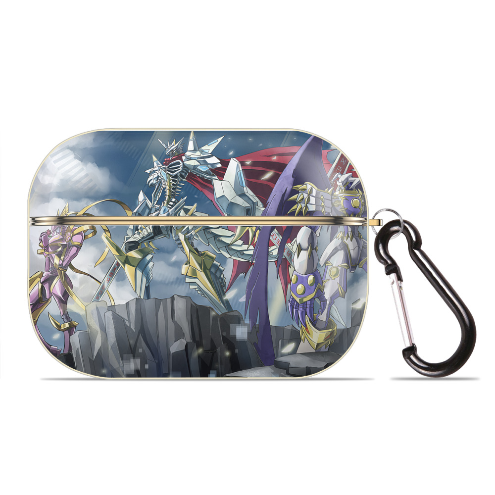 （画像用） Digimon デジタルモンスター/デジモン 【AirPods Pro用】ハードシェル保護ケース｜耐衝撃・防指紋・カラビナ付き商品仕様