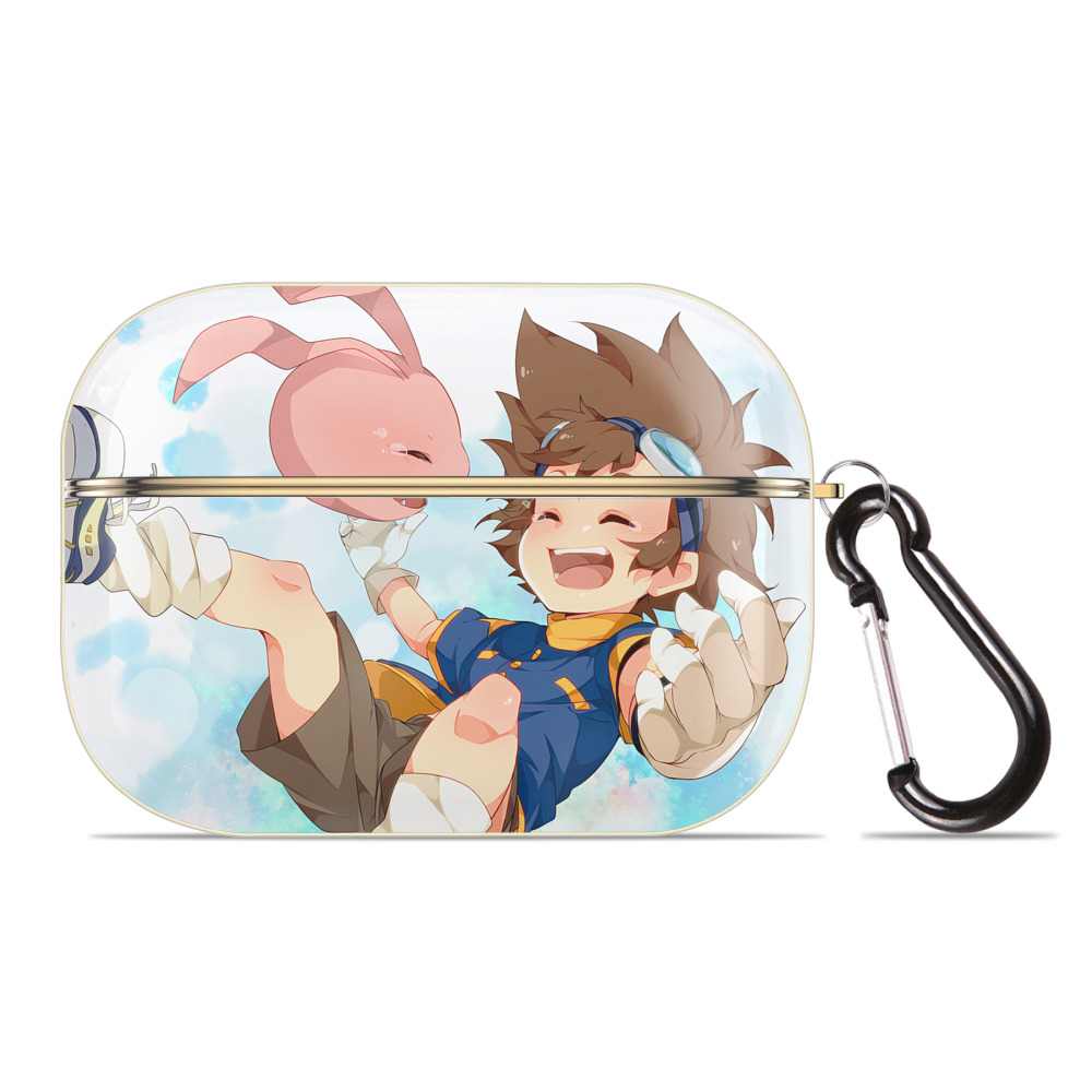 （画像用） Digimon デジタルモンスター/デジモン 【AirPods Pro用】ハードシェル保護ケース｜耐衝撃・防指紋・カラビナ付き商品仕様