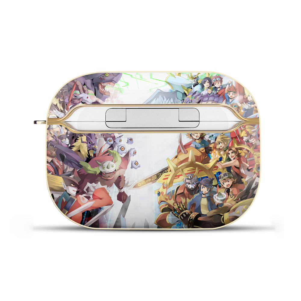 （画像用） Digimon デジタルモンスター/デジモン 【AirPods Pro用】ハードシェル保護ケース｜耐衝撃・防指紋・カラビナ付き商品仕様